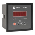 Амперметр цифровой на панель EKF однофазный 0,05-5А АС 0,5 96х96х80мм изображение 1