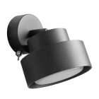 Светильник настенный Feron HL3670 12W 230V GX53 черный, алюминий, IP20 110x70x138mm изображение 1