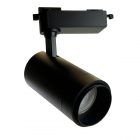 Трековый светодиодный светильник AL137 30W 4000K 2100Lm изменяемый угол 15-60° однофазный, черный изображение 1