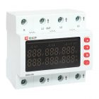Трехфазное реле напряжения и тока с дисплеем EKF MRVA 63A питание 50-450В 50-60Гц изображение 1