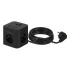 Удлинитель электрический ЭРА CUBE-3es-1,5m-4USB-B куб с заземлением/выключателем 3 розетки+4xUSB A+C изображение 1