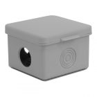 Коробка распаячная Tokov Electric 65х65х50 мм для о/п 4 ввода IP54 серая изображение 1