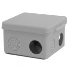 Коробка распаячная Tokov Electric 80х80х50 мм для о/п 7 вводов IP54 серая изображение 1