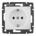 Розетка Legrand Valena с заземлением белая изображение 1