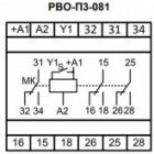 Реле времени однокомандное Меандр РВО-П3-081 ACDC36-240В УХЛ4 на DIN-рейку изображение 2