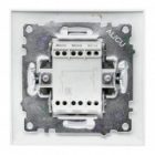 Выключатель 2-клавишный EKF PROxima 10А IP20 Валенсия белый изображение 2