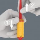 Отвертка ручка-держатель Wera изолированная динамометрическая 0,3 - 1,2 Nm Kraftform 7440 VDE 1000V изображение 7