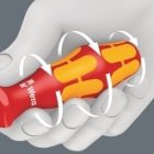 Изолированная торцевая отвертка-ключ Wera 7.0 x 125mm Kraftform 190 i VDE 1000V изображение 4
