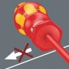 Изолированная отвертка Wera звездочка TORX TX10 x 80mm Kraftform Plus 167 i VDE 1000V изображение 5