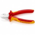 Кусачки боковые диэлектрические Knipex 160мм для удаления изоляции хромированные VDE 1000V изображение 3