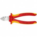 Кусачки боковые диэлектрические Knipex 160мм для удаления изоляции хромированные VDE 1000V изображение 2