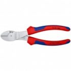Кусачки боковые Knipex 180мм особой мощности хромированные с друхкомпонентными рукоятками изображение 3