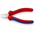 Кусачки боковые Knipex 140мм хромированные с двухкомпонентными рукоятками изображение 2