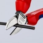 Кусачки боковые Knipex 140мм фосфатированные с двухкомпонентными рукоятками изображение 6