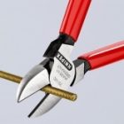 Кусачки боковые Knipex 140мм фосфатированные с однокомпонентными рукоятками изображение 5