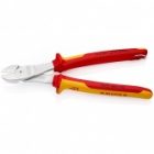 Кусачки диэлектрические Knipex особой мощности 250мм двухкомпонентные ручки с кольцом VDE 1000V изображение 2