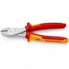 Кусачки диэлектрические Knipex особой мощности 200мм двухкомпонентные ручки VDE 1000V изображение 2