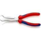 Длинногубцы Knipex механика 200мм изогнутые хромированные с двухкомпонентными рукоятками изображение 2