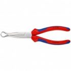 Длинногубцы Knipex механика 200мм изогнутые хромированные с двухкомпонентными рукоятками изображение 3
