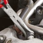 Длинногубцы Knipex механика 200мм изогнутые фосфатированные с однокомпонентными рукоятками изображение 4