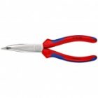 Длинногубцы Knipex механика 200мм изогнутые хромированные с двухкомпонентными рукоятками изображение 3