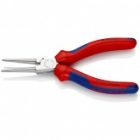 Круглогубцы прямые Knipex 140мм хромированные с двухкомпонентными рукоятками изображение 2