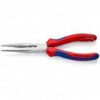Длинногубцы Knipex прямые с режущими кромками 200мм хромированные со страховочным кольцом изображение 2