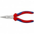 Длинногубцы Knipex прямые с режущими кромками 160мм фосфатированные с двухкомпонентными рукоятками изображение 3