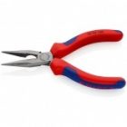 Длинногубцы Knipex прямые с режущими кромками 140мм фосфатированные с двухкомпонентными рукоятками изображение 2