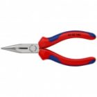 Длинногубцы Knipex прямые с режущими кромками 140мм фосфатированные с двухкомпонентными рукоятками изображение 3
