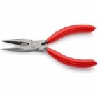 Длинногубцы Knipex прямые с режущими кромками 140мм фосфатированные с однокомпонентными рукоятками изображение 2