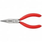 Длинногубцы Knipex прямые с режущими кромками 140мм фосфатированные с однокомпонентными рукоятками изображение 3
