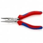 Длинногубцы Knipex 160мм для монтажа проводов фосфатированные с функцией снятия изоляции изображение 2