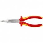 Длинногубцы диэлектрические Knipex 200мм с режущими кромками, изогнутые VDE 1000V изображение 3