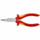 Длинногубцы диэлектрические Knipex 160мм с режущими кромками, изогнутые VDE 1000V изображение 3