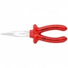 Длинногубцы прямые диэлектрические Knipex 200мм с режущими кромками хромированные VDE 1000V изображение 3