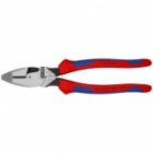 Пассатижи электромонтера Knipex 240мм фосфатированные с двухкомпонентными рукоятками изображение 3