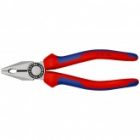 Пассатижи комбинированные Knipex 180мм фосфатированные с двухкомпонентными рукоятками изображение 3