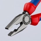 Пассатижи комбинированные Knipex 180мм фосфатированные с двухкомпонентными рукоятками изображение 11