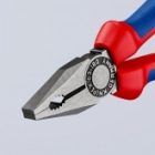 Пассатижи комбинированные Knipex 180мм фосфатированные с двухкомпонентными рукоятками изображение 10