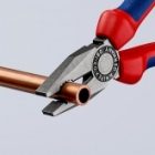 Пассатижи комбинированные Knipex 180мм фосфатированные с двухкомпонентными рукоятками изображение 5