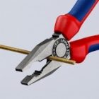 Пассатижи комбинированные Knipex 180мм фосфатированные с двухкомпонентными рукоятками изображение 4