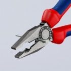 Пассатижи комбинированные Knipex 180мм фосфатированные с двухкомпонентными рукоятками изображение 9