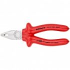 Пассатижи Knipex 180мм с изолированными однокомпонентными рукоятками VDE 1000V изображение 3