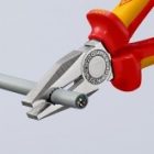 Пассатижи Knipex хромированные 200мм с изолированными двухкомпонентными рукоятками VDE 1000V изображение 6