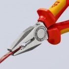 Пассатижи Knipex хромированные 200мм с изолированными двухкомпонентными рукоятками VDE 1000V изображение 8