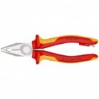 Пассатижи Knipex хромированные 180мм изолированные двухкомпонентными рукоятки с кольцом VDE 1000V изображение 3