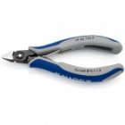 Прецизионные боковые кусачки Knipex 125мм для электроники вороненые с двухкомпонентными рукоятками изображение 2
