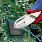 Кусачки боковые Knipex 115мм для электроники с двухкомпонентными рукоятками изображение 4