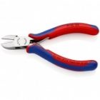 Кусачки боковые Knipex 130мм для электроники с двухкомпонентными рукоятками изображение 2